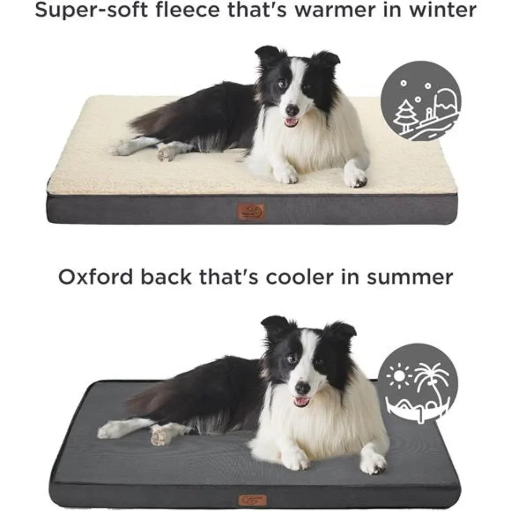 Dog Bed for Large Dogs - Big Orthopedic Dog Bed with Removable Washable Cover